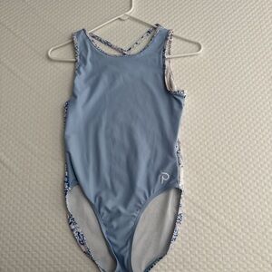 Plum practice wear gymnastics leotard